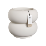 amber roll low 43cm leinenweiß